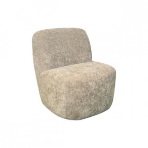 Belle Rive Beige Velvet Armchair