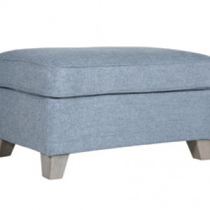 Cantrell Ottoman - Blue