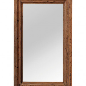 Large recycled wood mirror Asturias