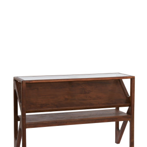 Yuki Console Table – Acacia Wood & Glass