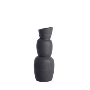 ARAM Black Ceramic Vase