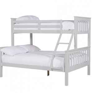 The Bronson Bunk Bed in Grey Sizes 3ft & 4ft6