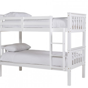 Bronson 3ft & 3ft Bunk Beds White