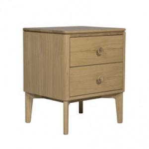 Hadley Bedside Table - Oak Natural