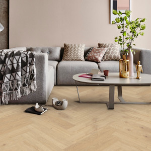 Manor Herringbone Oak Beige