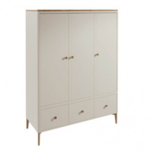 Marlow Wardrobe - 3 Door Cashmere Oak