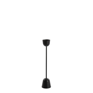 OFELIA Matte Black Tea-light Candle Holder Small