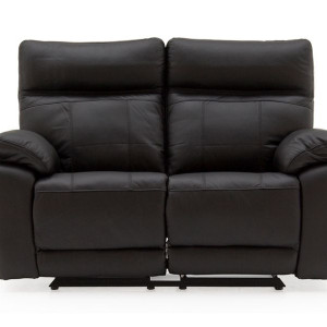 Positano Black 2 Seater Recliner