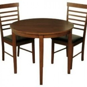 Hanover Half Moon Dark Dining Table