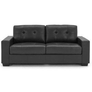 Gemona Black 3 Seater Sofa