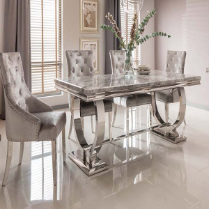 Arianna Dining Table(Grey):1800mm