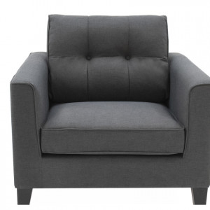 Astrid 1 Seater Sofa Charcoal