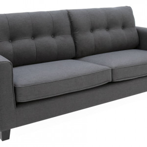 Astrid 3 Seater Sofa Charcoal