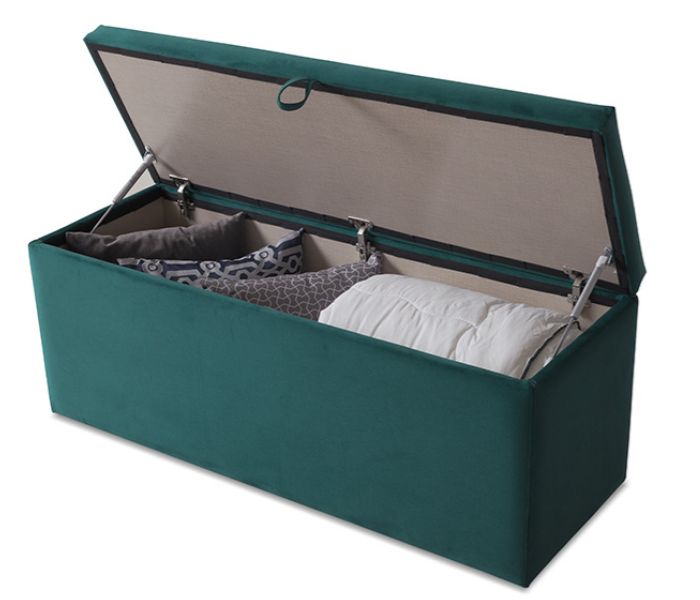 Green cheap blanket box