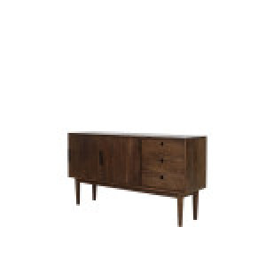 BITIKA Wood Dark Brown Cabinet