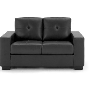 Gemona Black 2 Seater Sofa