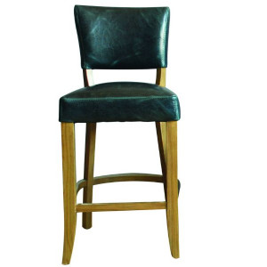 Duke Ink Blue Bar Stool