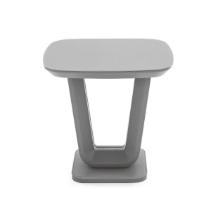 Lazzaro Light Grey Side Table