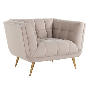 Huxley Khaki 1 Seater Sofa