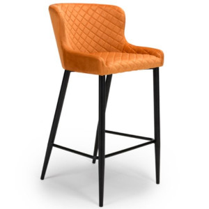 Malmo Burnt Orange Bar Stool