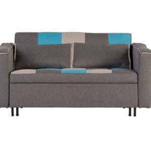 Aspen Teal/Grey Sofa Bed