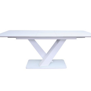 Rafael White 160-200cm Extending Dining Table