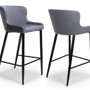 Malmo Grey Bar Stool