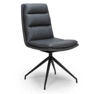 Nobo Grey Swivel Dining Chair