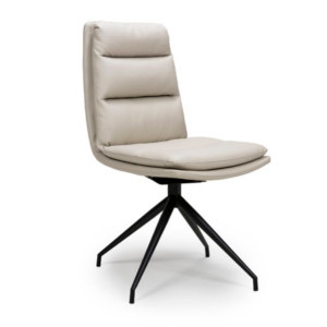 Nobo Taupe Swivel Dining Chair