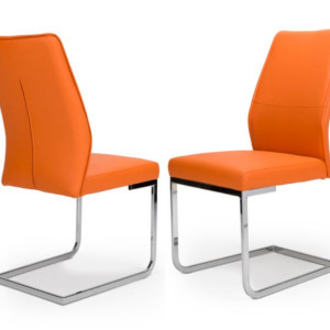 Seattle Orange Dining Chair