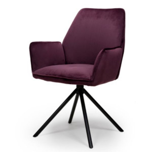 Uno Mulberry Dining Chair