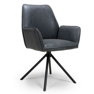 Uno Wax Grey Dining Chair