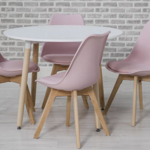 Urban White Round Dining Table