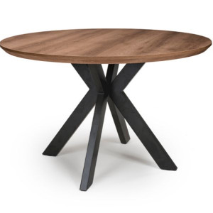 Manhattan Light Walnut 120cm Round Dining Table