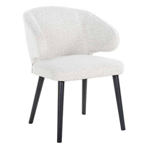 Indigo White Boucle Dining Chair