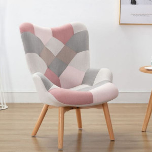 Willow Pink Patchwork Armchair