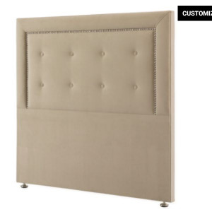 6' Sapphire Buttoned Headboard 