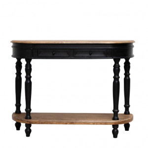 Console with Low Shelf Black Nevermore