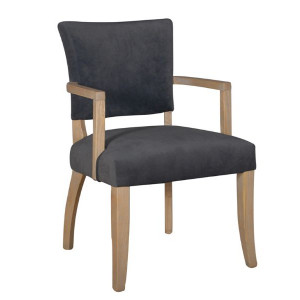 Duke Dark Grey Dining Armchair