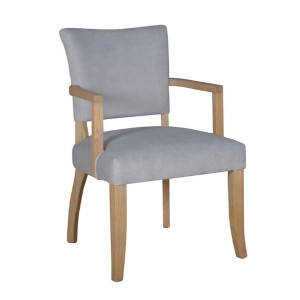 Duke Light Grey Dining Armchair