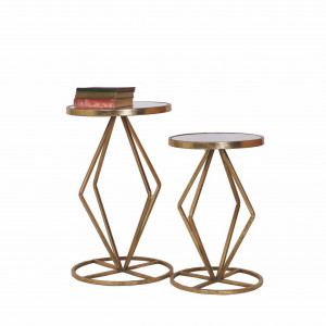 Mirror Side Tables