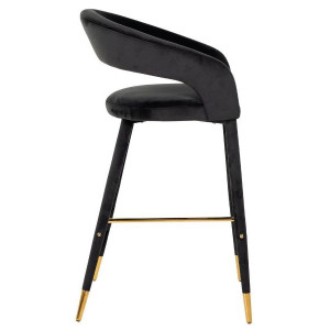 Gia Black Bar Stool