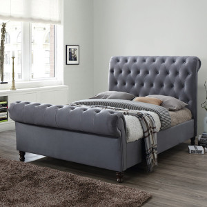 6' Grace Grey Bed