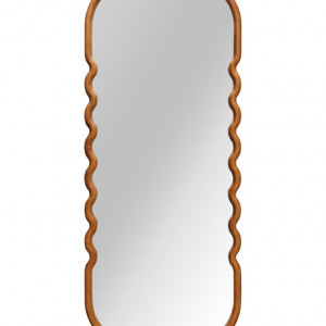 Swingy - Large Wooden Waves Mirror