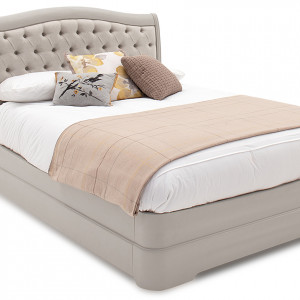 Mabel Bed in Taupe