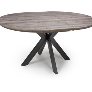 Manhattan Grey Round Extending Dining Table