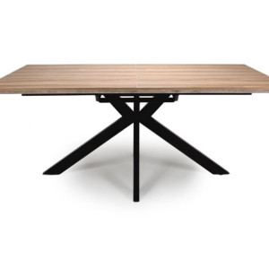 Manhattan Light Walnut 180-220cm Extending Dining Table