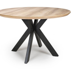 Manhattan Oak 120cm Round Dining Table