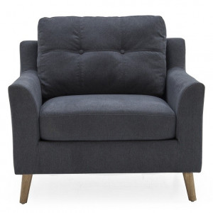 Olten Charcoal 1 Seater Sofa