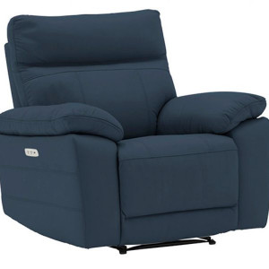 Positano Indigo 1 Seater Electric Recliner